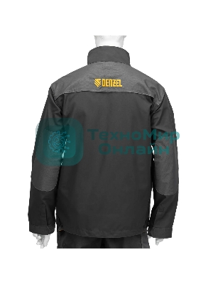 Куртка профессиональная рабочая Denzel 65% полиэстер 35% хлопок, XXXL