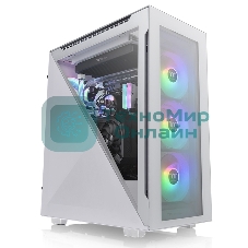 Компьютерный корпус Thermaltake Divider 500 TG Snow ARGb CA-1T4-00M6WN-01 White/Win/SPCC/Tempered Glass*4/120мм ARGb Fan*3/120мм Standard Fan*1 (527897)
