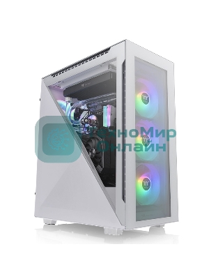 Компьютерный корпус Thermaltake Divider 500 TG Snow ARGb CA-1T4-00M6WN-01 White/Win/SPCC/Tempered Glass*4/120мм ARGb Fan*3/120мм Standard Fan*1 (527897)