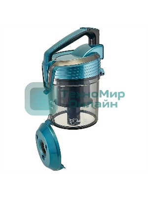 Пылесос DELTA DL-0852 черный/бирюзовый, 350/2200 Вт, уборка сухая, пылесборник контейнер, 4 л