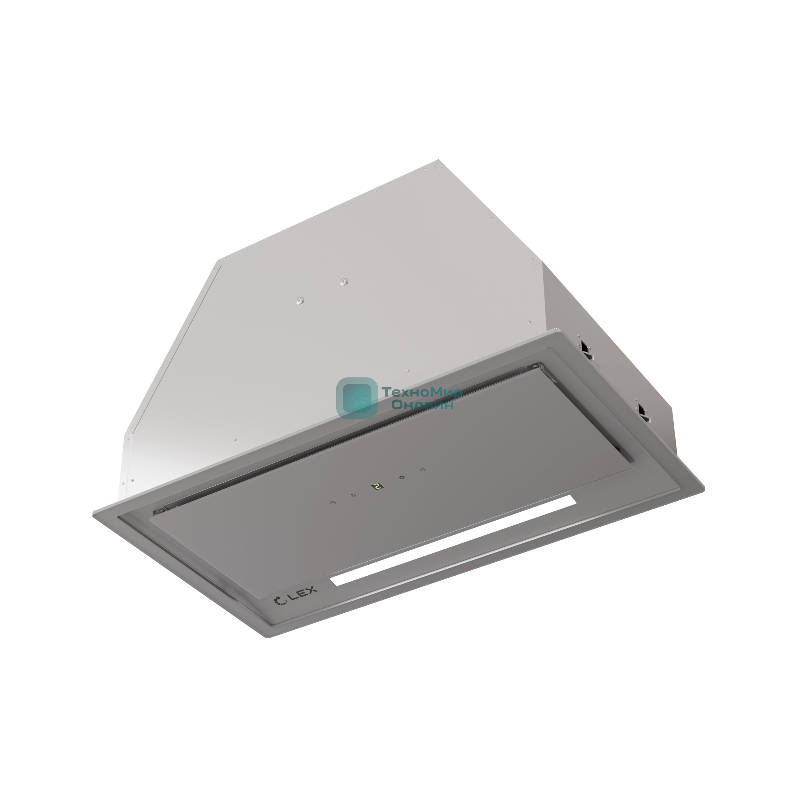 Вытяжка кухонная встраиваемая LEX Hyper 600 GS GR серый, управление сенсорное (1 мотор)