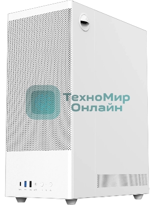 Компьютерный корпус ACD Citadel 108W ATX, Type-C + 2XUSB ports + HD audio combo, Mesh, TG, белый