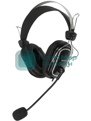 Гарнитура A4Tech HS-50 чёрный, проводная