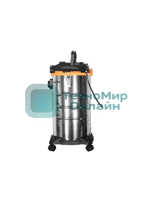 Строительный пылесос Вихрь СП-1500/30 72/19/2 серый, 1500 Вт, уборка сухая/влажная/выдув, пылесборник мешок, 30 л