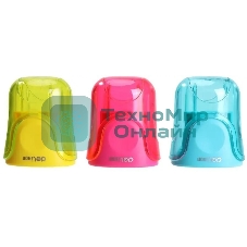 Точилка для карандашей ручная Deli ER01100 U-touch, 2 отверстия, пластик, ассорти, дисплей