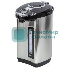 Термопот SUPRA TPS-7755 6 л, 850 Вт, серебристый с черным