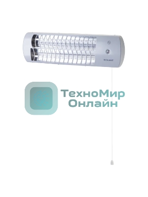 Обогреватель инфракрасный панельный Rexant серый, кварцевый, 1500 Вт, 20 м2, 3 режима обогрева