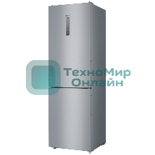 Холодильник Haier CEF535ASD серебристый двухкамерный, 241/105л, морозилка снизу, No Frost