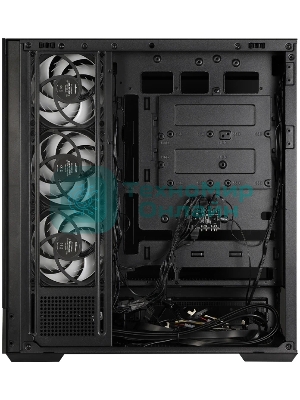 Компьютерный корпус ZALMAN P40 NAMU, ATX, черный, WINDOW, WOODEN ELEMENTS, 2xCombo(2.5” or 3.5”), 1xUSB TYPE-C, 2xUSB 3.0, SIDE 3x120мм ARGb, REAR 1x120мм ARGb