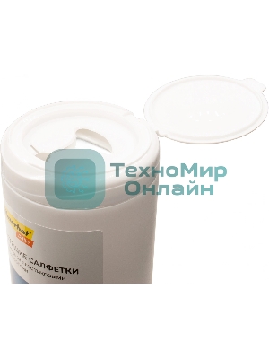 Салфетки Silwerhof DAILY для компьютеров и оргтехники туба 100 шт влажных