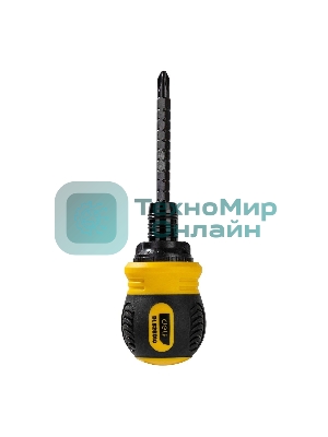 Двухсторонняя отвертка с трещеткой Deli DL626010 PH2+SL6x85мм 6/PH2x85мм. Материал биты: Cr-V. Общая длина: 95-140 мм. Диаметр хвостовика: 6,3 мм.