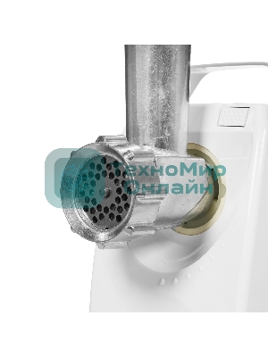 Мясорубка электрическая Ротор ЭМШ 35/300-2 белый, 1500 Вт, 0.6 кг/мин, насадки - 2