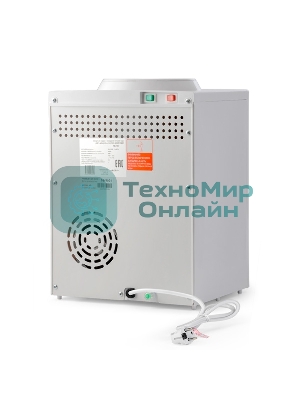 Кулер для воды AEL TD-AEL-107, верхняя загрузка, нагрев 90 °С, охлаждение 12 °С, белый