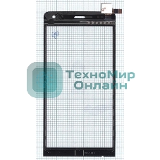 Сенсорное стекло (тачскрин) для Explay Neo, черное