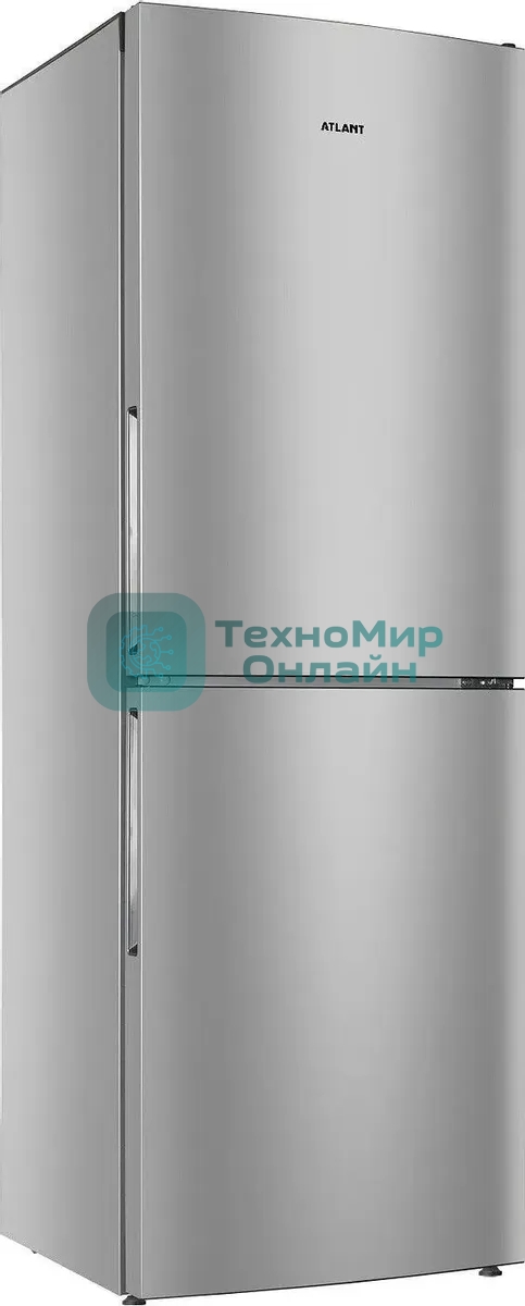 Холодильник Atlant ХМ-4619-181 серебристый двухкамерный 182/119л морозилка снизу