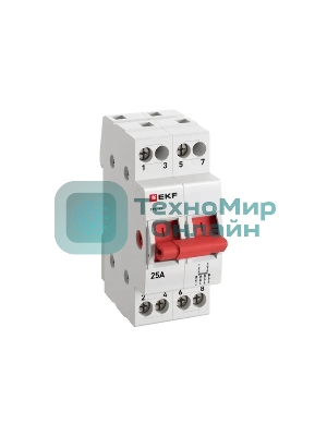 Переключатель трехпозиционный ТПС-63 2P 25А PROxima EKF TPS225