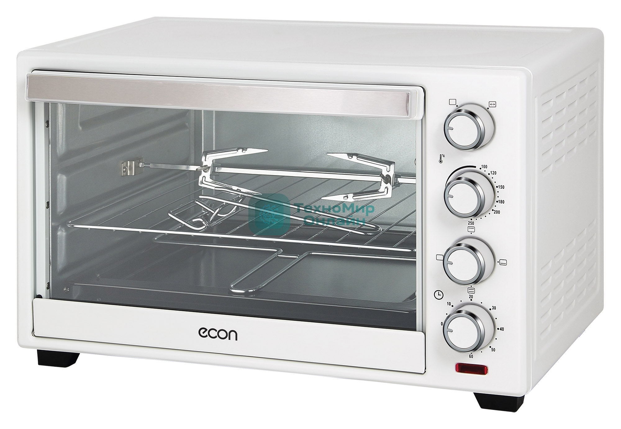 Мини-печь ECON ECO-G3801MO 38 л, 1800 Вт, белый