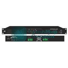 Усилитель T-2120DSA ITC, Two Channel Class-D Amp, 2х120W, 100V/4Ohm,1U height, with volume control in front panel,without 24VDC