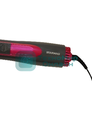 Фен-щетка Starwind SHP8501 1000Вт серый/розовый