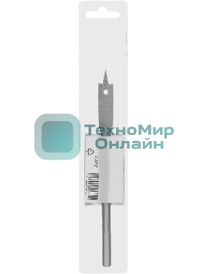 Сверло по дереву Сибртех перовое, 12 мм