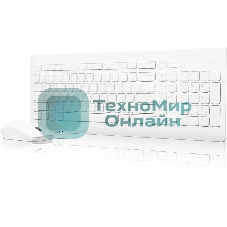 Комплект клавиатура+мышь Lenovo 510 беспроводной, USB, 1200 DPI, белый