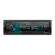 Автомагнитола Kenwood KMM-105, 1 DIN, USB Type-A, AUX, съёмная панель
