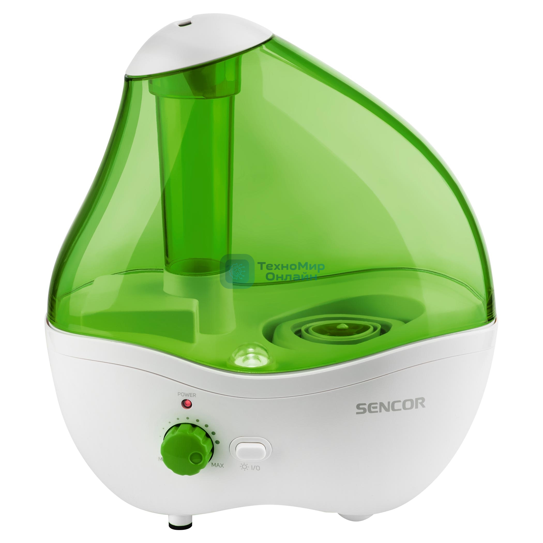 Увлажнитель воздуха Sencor SHF 921GR зеленый/белый, 20 м², 2.2 л