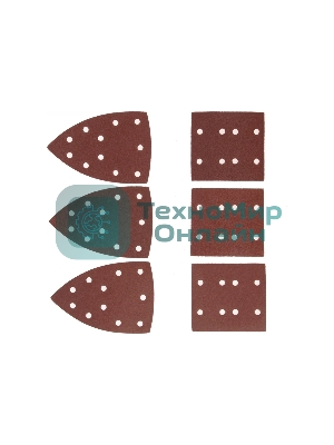 Вибрационная шлифовальная машина Denzel 2 в 1 VDS-2, 130 Вт, 14000 об/мин