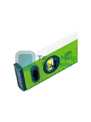 Уровень алюминиевый Сибртех УСМ-0,5-400, фрезерованный, 3 глазка, магнитный, 400 мм