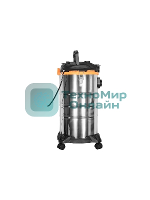 Строительный пылесос Вихрь СП-1500/30 72/19/2 серый, 1500 Вт, уборка сухая/влажная/выдув, пылесборник мешок, 30 л