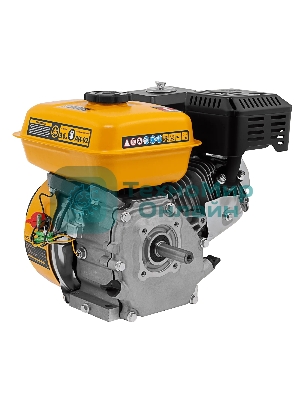 Двигатель бензиновый Denzel RX-17K, 7 л.с., 212 см3, горизонтальный вал шпонка 19 мм