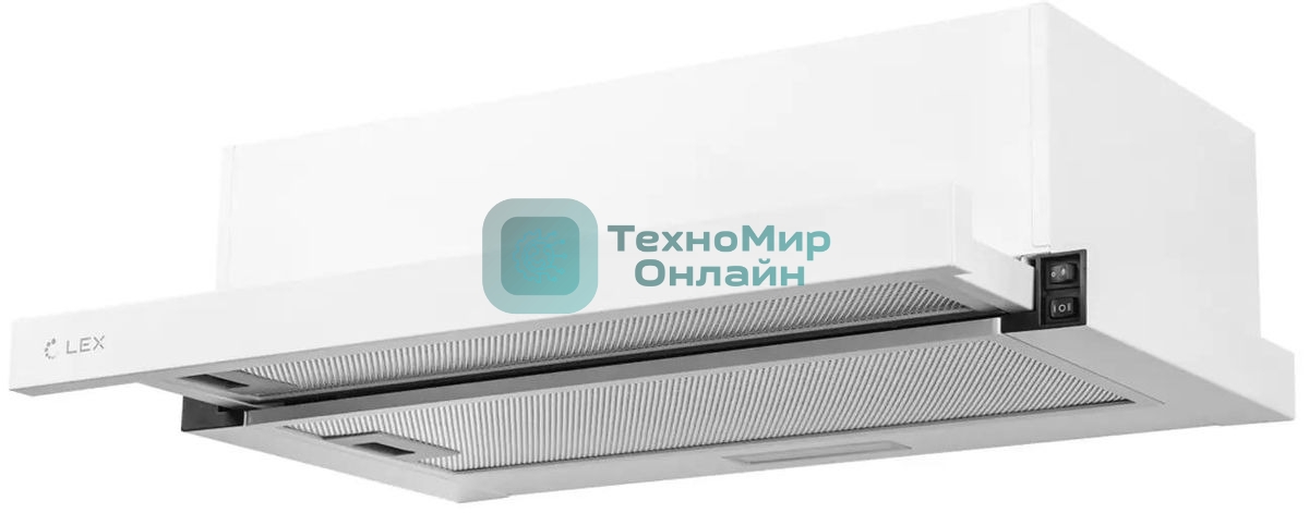 Вытяжка встраиваемая LEX Hide 600 белый