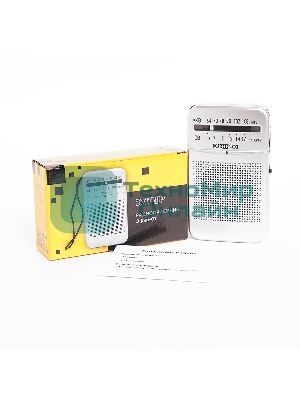 Радиоприемник ЭФИР 01 УКВ 64-108МГц, бат. 2*АА белый