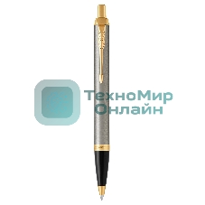 Ручка шариковая Parker IM Core K321 (CW1931670) Brushed Metal GT, M, синие чернила, подарочная коробка