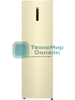 Холодильник Haier CEF536CCG бежевый двухкамерный 240/105 л морозилка снизу, No Frost