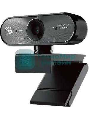 Веб-камера Bloody Gaming 1920x1080, 30 кадр/с, USB Type-A, микрофон (шумоподавление), автоматическая фокусировка, универсальное крепление
