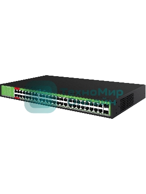 Коммутатор Digma DSP248G-2S-R800 V1, 48×1 Гбит/с + 2×1 Гбит/с SFP, неуправляемый