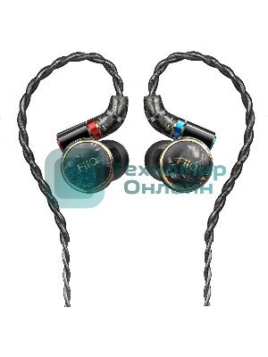 Проводные наушники FiiO FD3 Pro черный, внутриканальные, Jack 3.5/2.5/4.4 мм, сменные штекеры