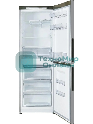 Холодильник Atlant ХМ-4619-181 серебристый двухкамерный 182/119л морозилка снизу