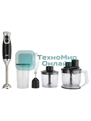 Блендер погружной JVC JK-HB5135 1500 Вт, черный/серебристый