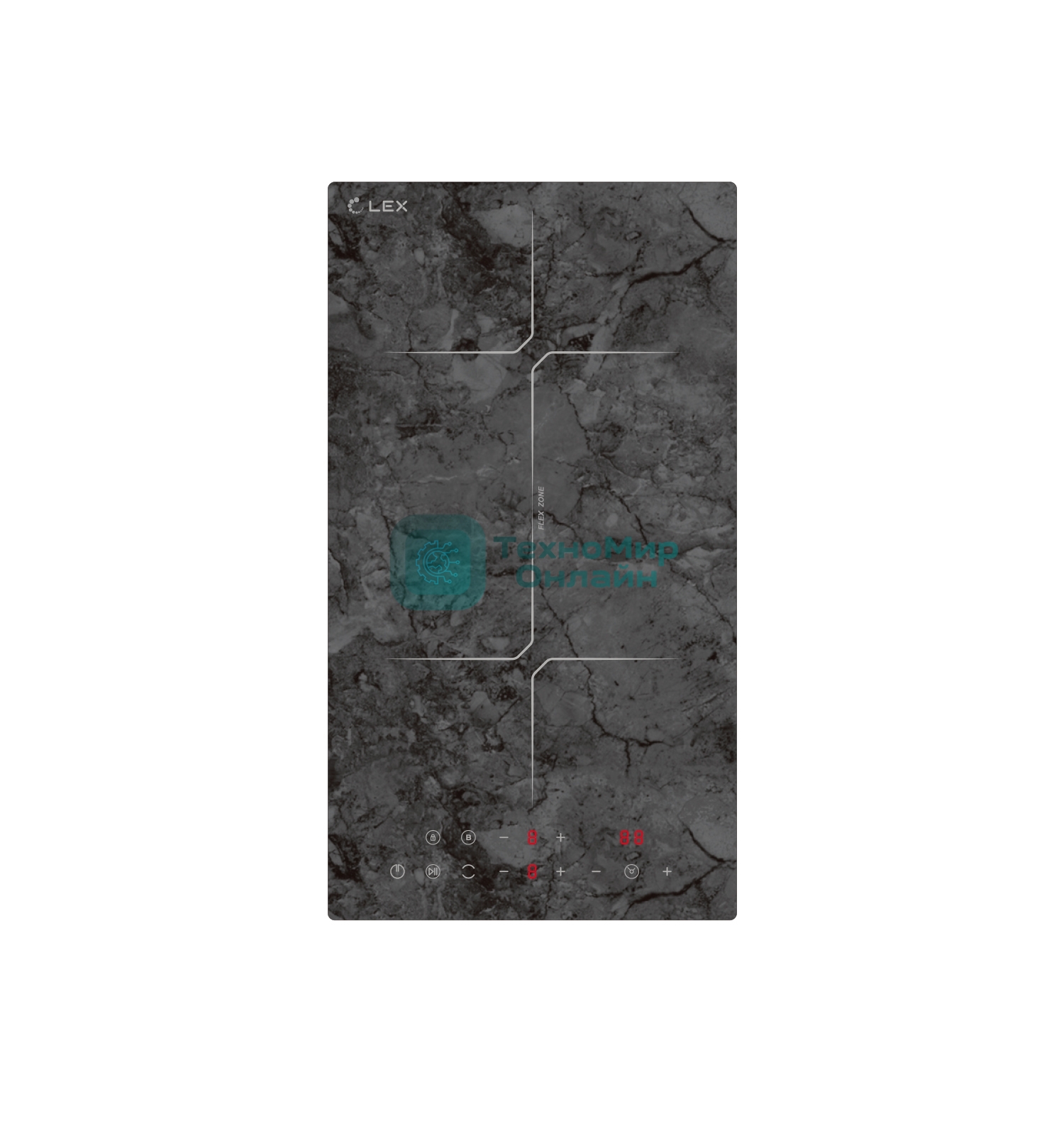 Индукционная варочная панель LEX EVI 320 F DS независимая, серый