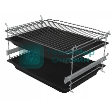 Плита комбинированная Gorenje GKS6C72XF серебристый, конфорок 4 газовых, духовка 71 л, 60 см x 85 см x 60 см