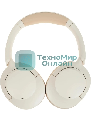 Беспроводные/проводные наушники Creative Zen Hybrid 2 бежевый, полноразмерные, Bluetooth + проводной, активное шумоподавление