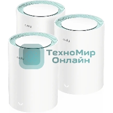 Бесшовный Mesh роутер Cudy M1500 (M1500(3-PACK)) AX1500 10/100/1000BASE-TX (упак.:3шт)