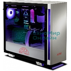 Компьютерный корпус XPG INVADER-WHITECOLOR BOXWORLDWIDE (ATX, подсветка ARGb, 2 вентилятора 120мм, стеклянная боковая панель,белый)