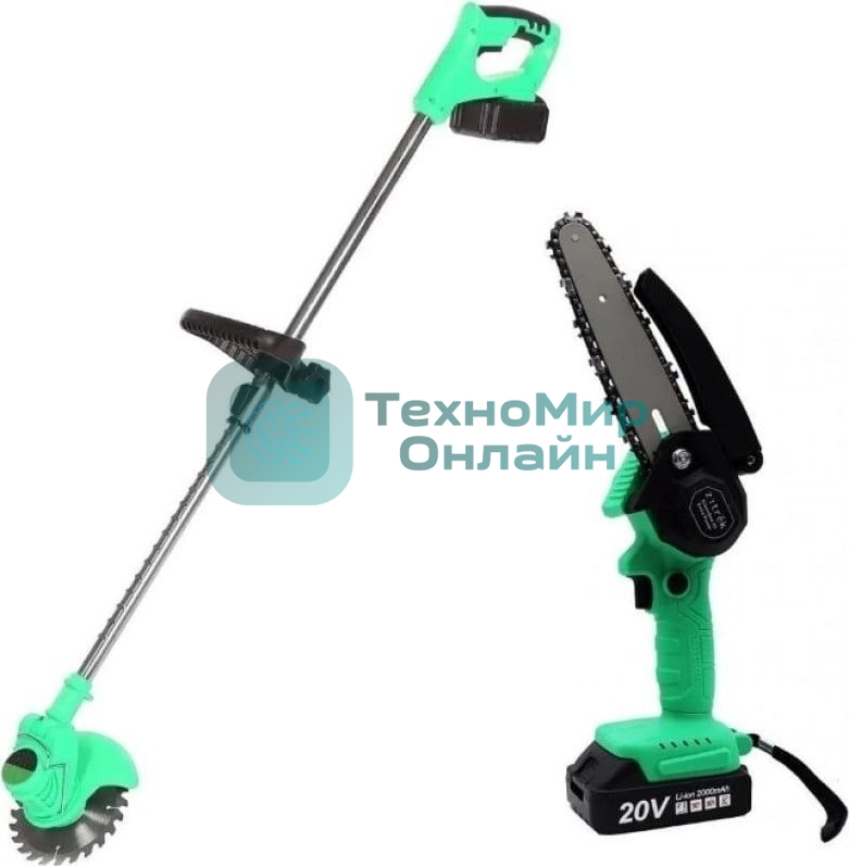 Набор аккумуляторного инструмента ZITREK (GreenCut 20, GreenSaw 20 Extra Power) 2 в 1, 2х2.0Ач