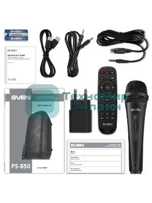 Портативная колонка Sven PS-850, черный