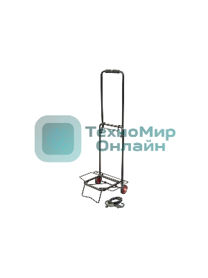 Тележка Рыжий кот BX-15ZP-2 черная, пластик. колеса (15 кг)