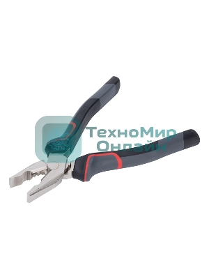 Комбинированные плоскогубцы Deli DL0004 180 мм, Cr-V, эксцентриковый шарнир, антикоррозийное покрытие, трехкомпонентная прорезиненная рукоять