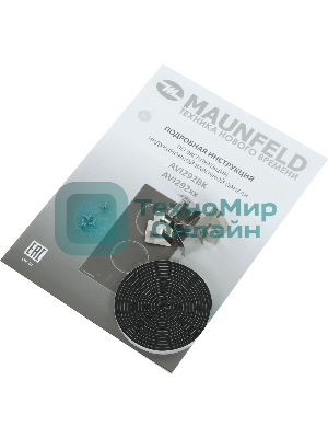 Индукционная варочная панель Maunfeld AVI292BK, конфорок: 2 шт., стеклокерамика, независимая, черный